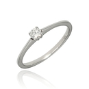 Fehér arany gyűrű 54-es méret - B40772